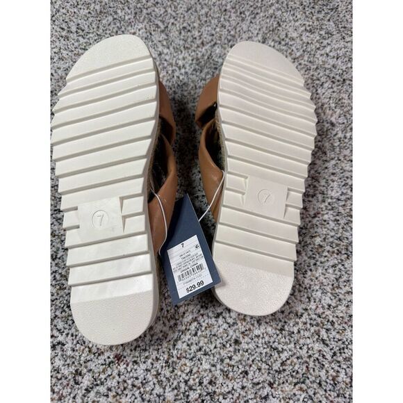 Universal Thread Women's Brown Espadrille Sandals Size 7 Casual Summer - Picture 2 of 4